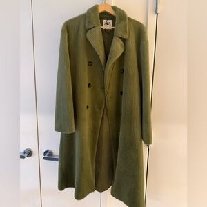 Zara Olive Teddy Jacket